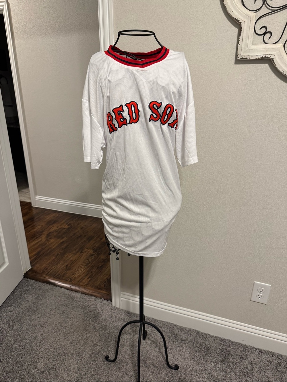 White Red 'Red Sox' Baseball shirt XL